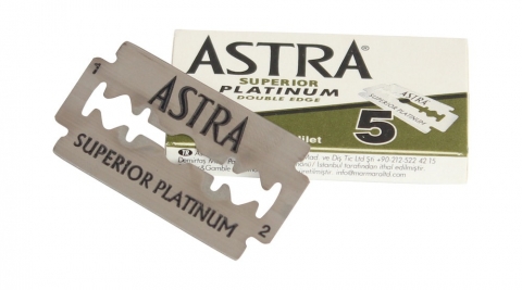Astra - klasické žiletky (5ks)