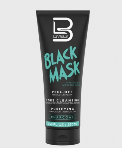 L3VEL3 Black Mask černá slupovací maska na obličej 250 ml 
