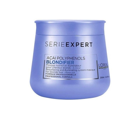 Regenerační a rozjasňující maska pro blond vlasy Loréal Blondifier - 250 ml 