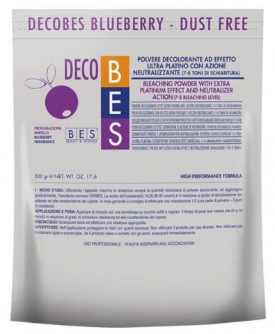 BES Decobes Blueberry Pure White 500g